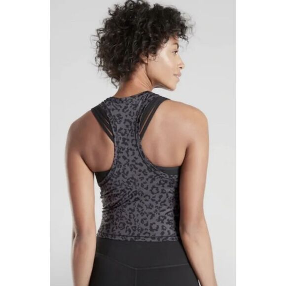 Athleta Shanti Print Crop Tank size S - Picture 3 of 8